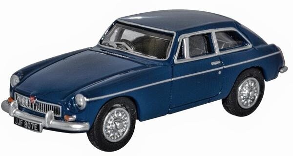 Oxford Diecast MGB GT Mineral Blue (76MGBGT004) 1:76 (OO) Scale Model