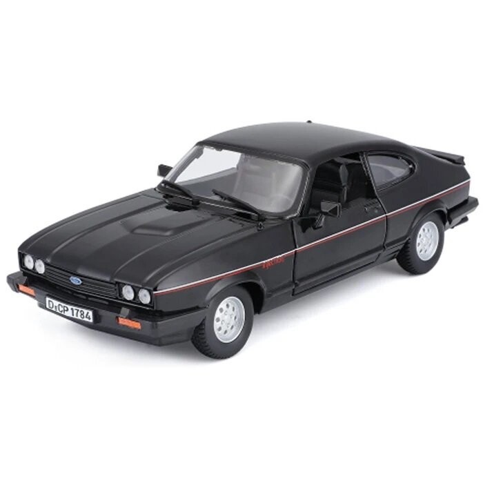 Bburago 18-21093 Ford Capri 1982- Black 1:24 Scale Diecast Model