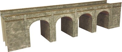 Metcalfe PN141 N Scale Stone Viaduct Card Kit
