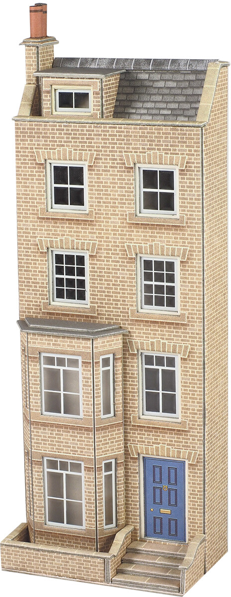 Metcalfe PO373 OO/HO Scale Low Relief Town House Card Kit