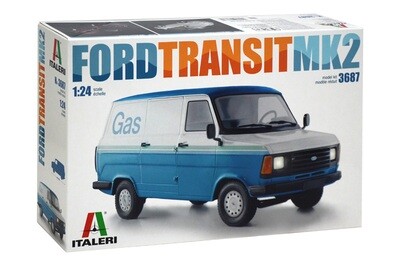 Italeri 3687 Ford Transit MK2 1:24 Scale Plastic Model Kit