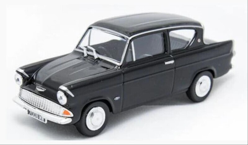 Cararama CR046 Ford Anglia 105E Saloon Monaco Black 1:43 Scale Diecast Model
