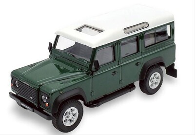 Cararama 453240 Land Rover Defender Green 1:43 Scale Diecast Model