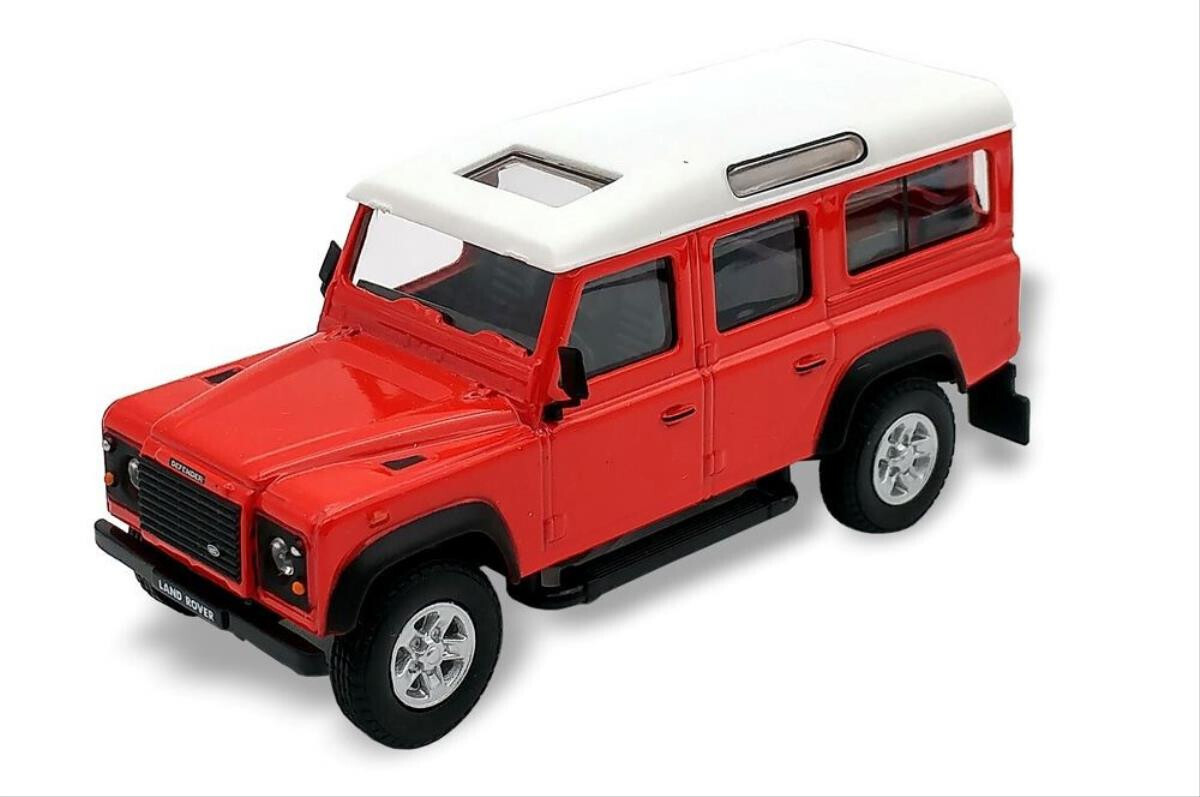 Cararama 453260 Land Rover Defender Red 1:43 Scale Diecast Model