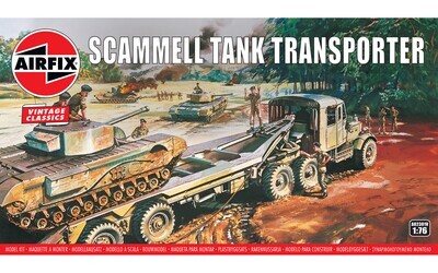 Airfix A02301V Scammel Tank Transporter 1:76 Scale Plastic Model Kit