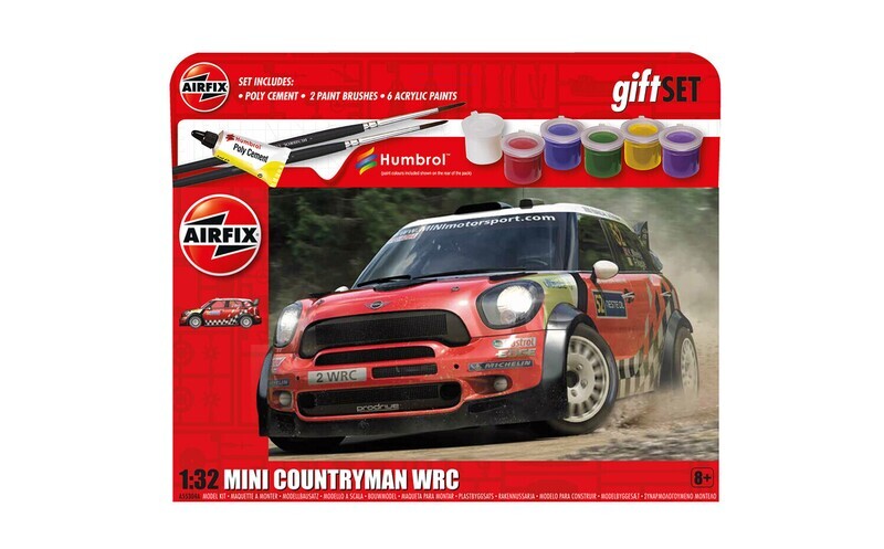 Airfix A55304 Large Starter Set - MINI Countryman WRC 1:32 Scale Plastic Model Kit