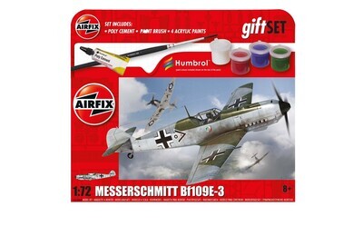 Airfix A55106A Hanging Gift Set - Messerschmitt Bf109E-3 1:72 Scale Plastic Model Kit