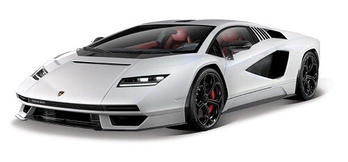 Bburago 18-21102 Lamborghini Countach LPI 800 White 1:24 Scale Diecast Model