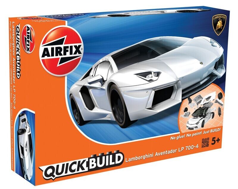 Airfix J6019 QUICKBUILD Lamborghini Aventador White