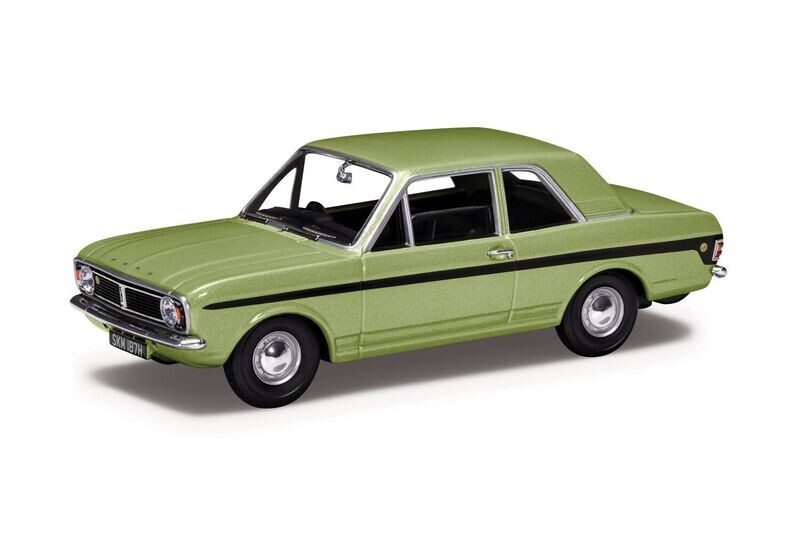 Corgi VA04121 Vanguards Ford Cortina Mk2 Lotus - Fern Green Diecast Model