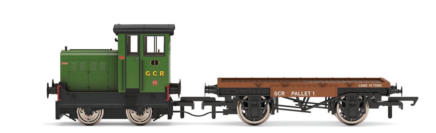 Hornby R30012 GCR(N), Ruston & Hornsby 48DS, 0-4-0, No.1 'Qwag' - Era 10