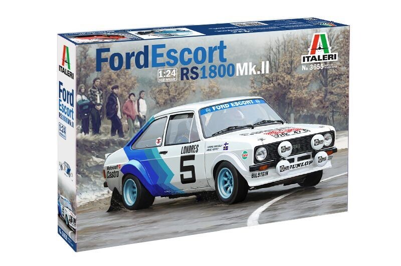 Italeri 3655 Ford Escort RS 1800 Mk.II 1:24 Scale Plastic Model Kit