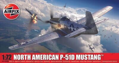 Airfix A01004B North American P-51D Mustang 1:72 Scale Plastic Model Kit