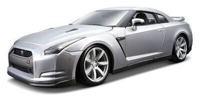 Bburago 18-12079 Nissan GT-R 1:18 Silver Scale Diecast Model