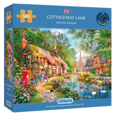Gibsons G3141 Cottageway Lane 500 Piece Jigsaw Puzzle