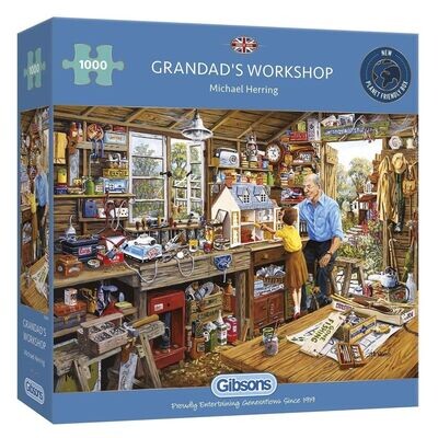 Gibsons G6061 Grandad's Workshop 1000 Piece Jigsaw Puzzle