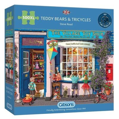 Gibsons G3534 Teddy Bears & Tricycles 500 XL Piece Jigsaw Puzzle