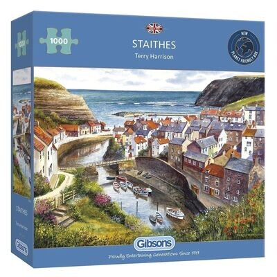 Gibsons G713 Staithes 1000 Piece Jigsaw Puzzle