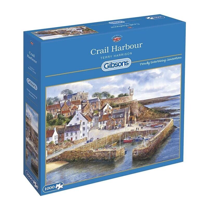 Gibsons G798 Crail Harbour 1000 Piece Jigsaw Puzzle