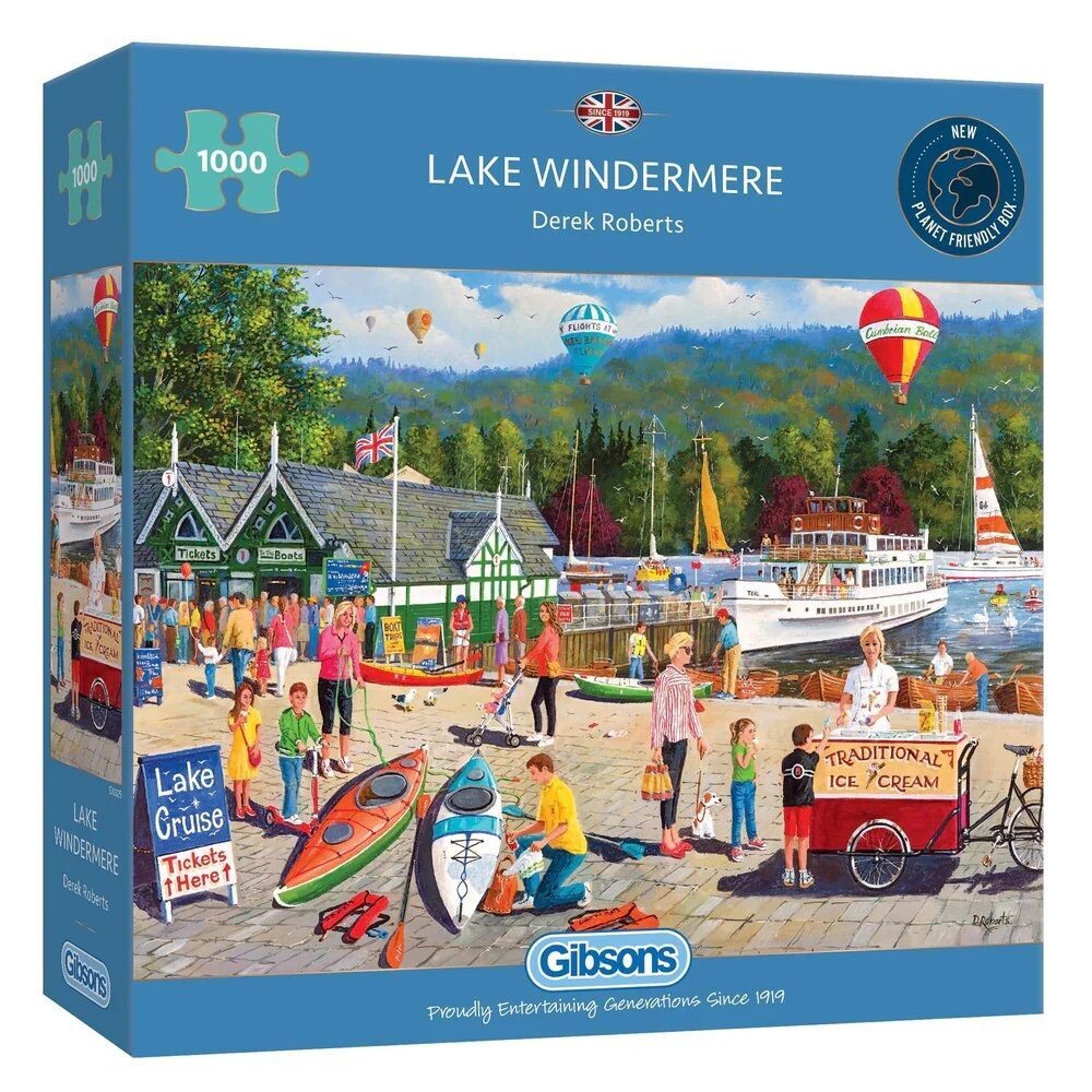 Gibsons G6325 Lake Windemere 1000 Piece Jigsaw Puzzle