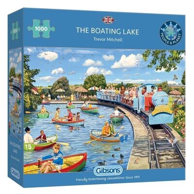 Gibsons G6361 The Boating Lake 1000 Piece Jigsaw Puzzle