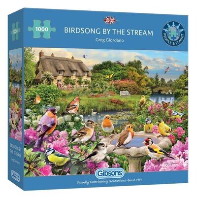 Gibsons G6362 Birdsong by the Stream 1000 Piece Jigsaw Puzzle