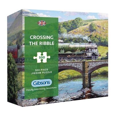 Gibsons G3417 Crossing The Ribble Gift Box 500 Piece Jigsaw Puzzle