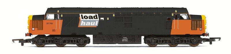 Hornby R30188 RailRoad Plus Loadhaul, Class 37, Co-Co, 37710 - Era 8 OO/HO Gauge