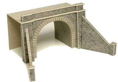 Metcalfe PN142 N Scale Double Track Tunnel Entrances Card Kit