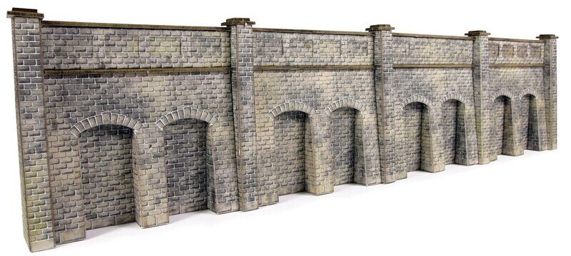 Metcalfe PN144 N Scale Retaining Wall In Stone Card Kit