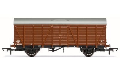 Hornby R6640B LMS 4 Wheel CCT Van Wagon, Brown