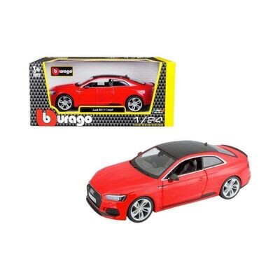 Bburago 18-21090 Audi RS-5 Coupe 2019 Red 1:24 Scale Diecast Model