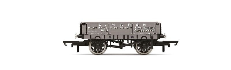 Hornby R60189 3 Plank Wagon, E. Marsh - Era 3