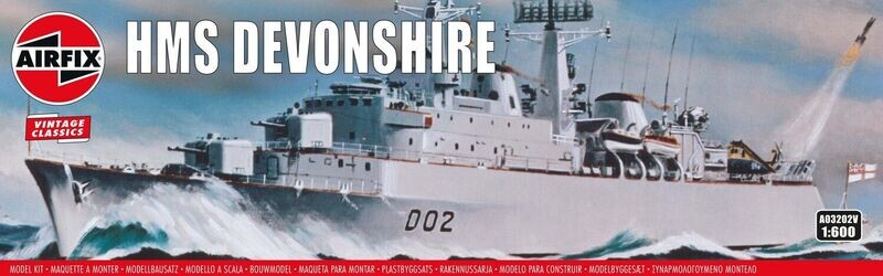 Airfix A03202V HMS Devonshire 1:600 Scale Plastic Model Kit