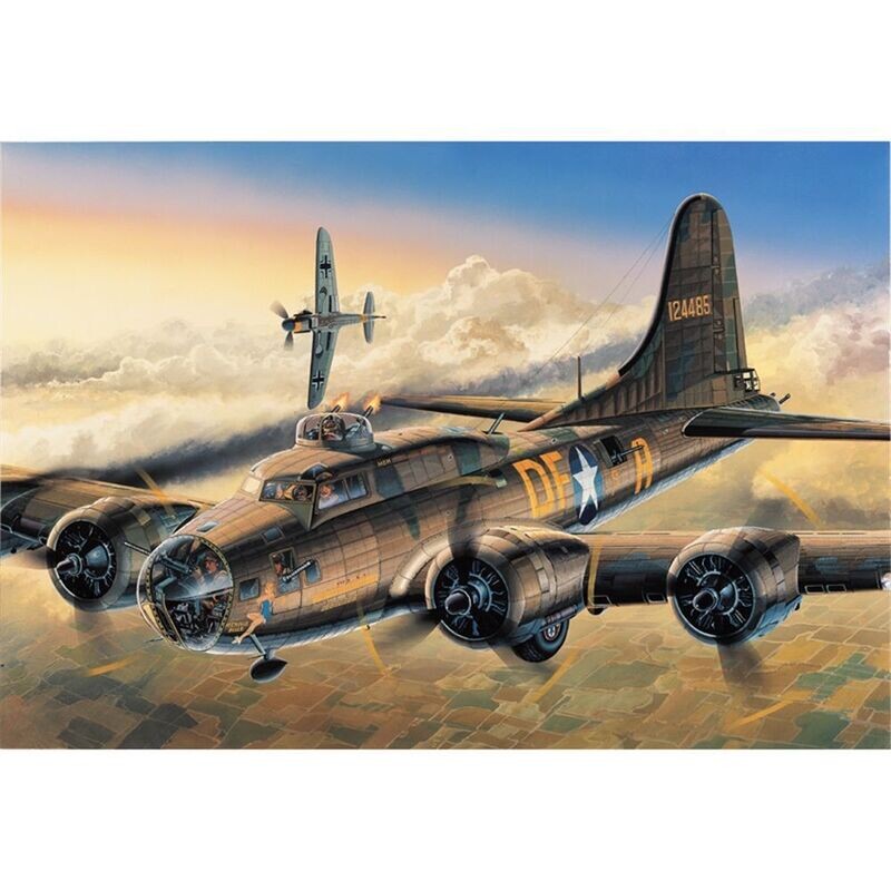 Academy 12495 B-17F Memphis Belle 1:72 Scale Plastic Model Kit