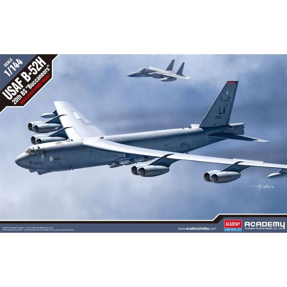 Academy 12622 B-52H Stratofortress 20th BS "Buccaneers" 1:144 Scale Plastic Model Kit