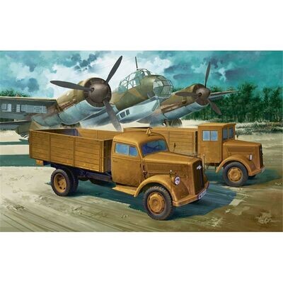 Academy 13404 WWII German Cargo Truck 1:72 Scale Plastic Model Kit