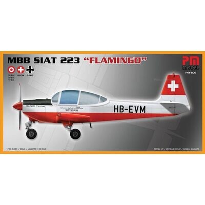 PM Model PM-206 MBB Siat-223 Flamingo 1:48 Scale Plastic Model Kit