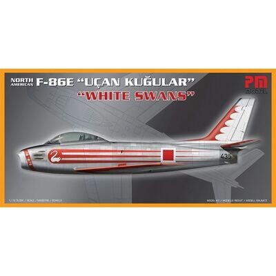 PM Model PM-208 North American F-86E White Swans 1:72 Scale Plastic Model Kit