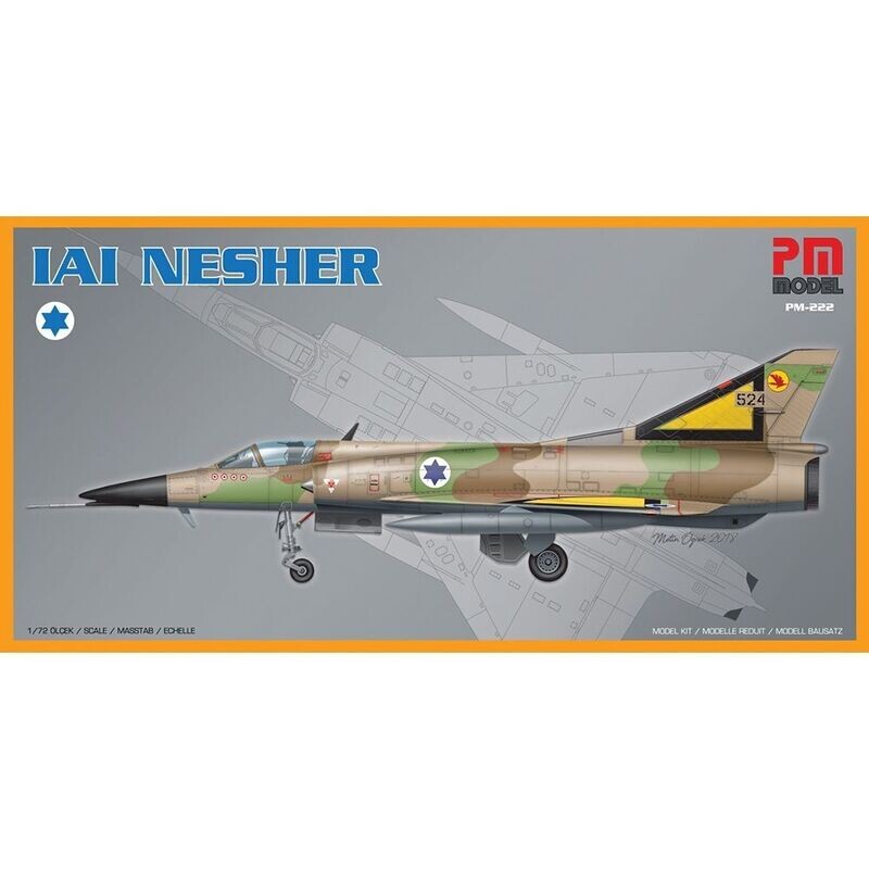 PM Model PM-222 IAI Nesher 1:72 Scale Plastic Model Kit