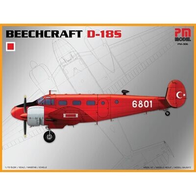 PM Model PM-306 Beechcraft D-18S 1:72 Scale Plastic Model Kit