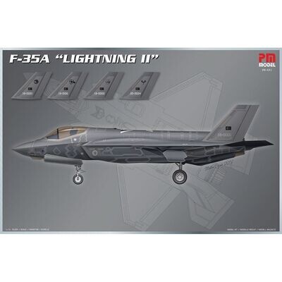 PM Model PM-601 F-35A Lightning II 1:72 Scale Plastic Model Kit