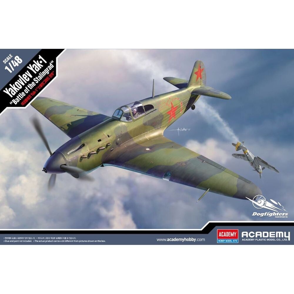 Academy 12343 Yakovlev Yak-1 Battle of Stalingrad 1:48 Scale Plastic Model Kit