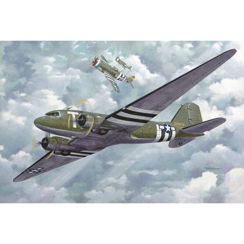 Roden 308 Douglas C-47 Skytrain 1:144 Scale Plastic Model Kit