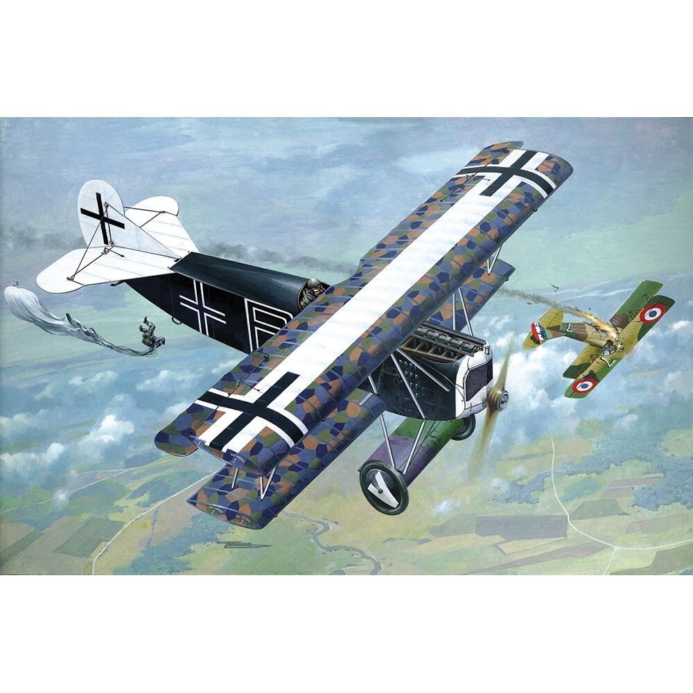 Roden 418 Fokker D.VII OAW (mid) 1:48 Scale Plastic Model Kit