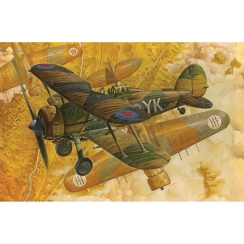 Roden 408 Gloster Gladiator Mk.I 1:48 Scale Plastic Model Kit