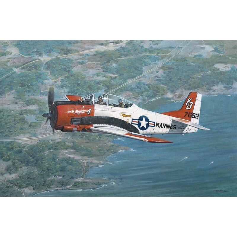 Roden 441 North American T-28B Trojan 1:48 Scale Plastic Model Kit