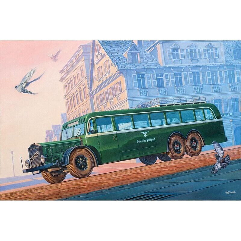 Roden 729 Vomag Omnibus 7 OR 660 1:72 Scale Plastic Model Kit