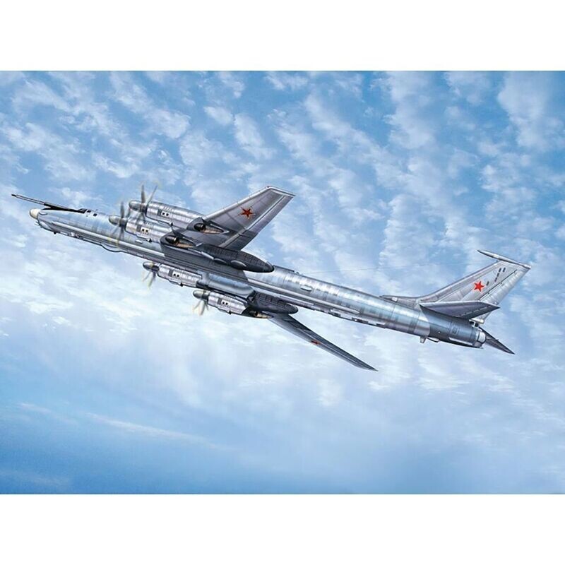 Trumpeter 01609 Tu-142MR Bear J (Naval version) 1:72 Scale Plastic Model Kit