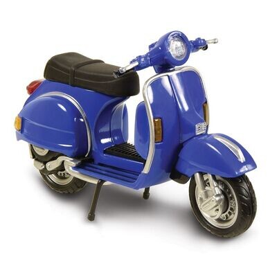 Toyway Diecast Model Vespa Scooter- Blue 1:18 Scale